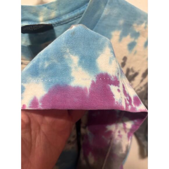 Def Leppard 90s Band T-Shirt Band Giant Tag Tie Dye Single Stitch Men's Large - Picture 7 of 10
